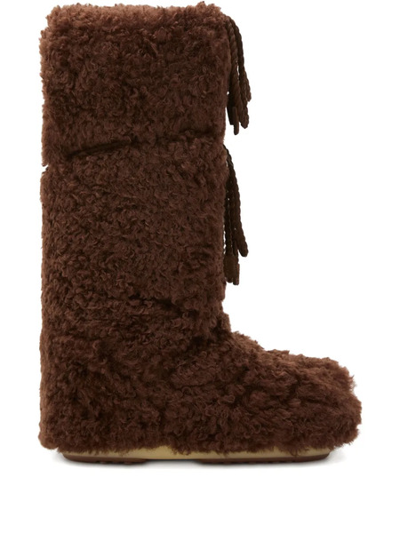  Moon Boot Icon Curly Boots - Brown 