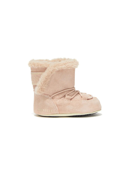  Moon Boot Kids Crib Suede Ankle Boots - Neutrals 