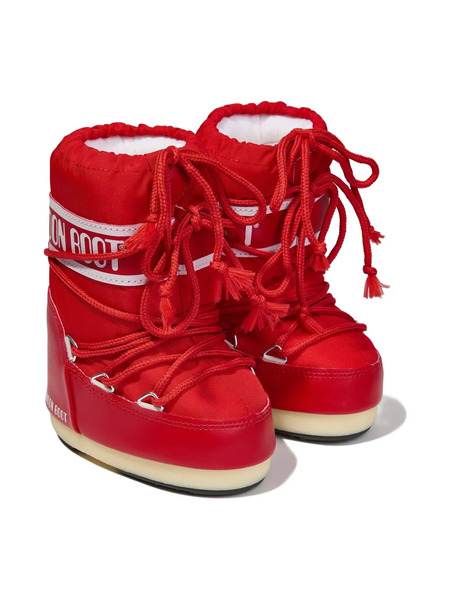  Moon Boot Kids Icon Logo-detail Snow Boots - Red 