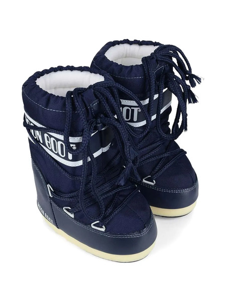  Moon Boot Kids Icon Logo-plaque Boots - Blue 