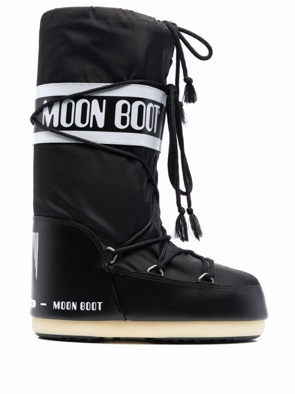  Moon Boot Kids Icon Snow Boots - Black 