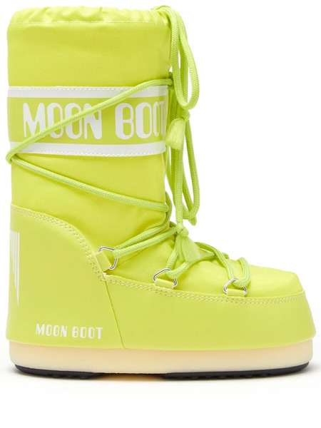  Moon Boot Kids Icon Two-tone Boots - Green 