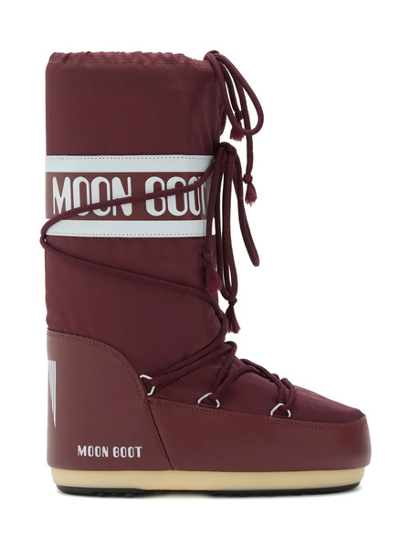  Moon Boot Kids Nylon Logo-band Boots - Red 