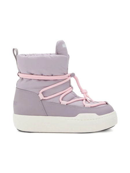  Moon Boot Kids Padded Lace-up Snow Boots - Purple 