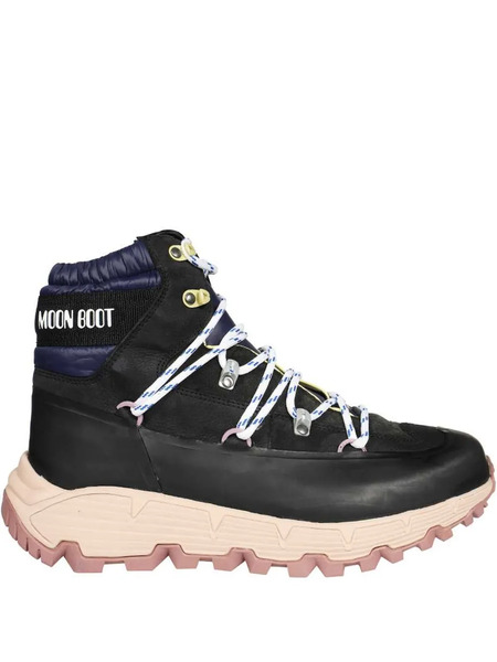  Moon Boot Lace-up Ankle Boots - Black 