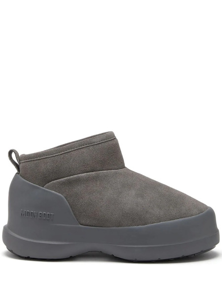  Moon Boot Luna Logo-print Boots - Grey 