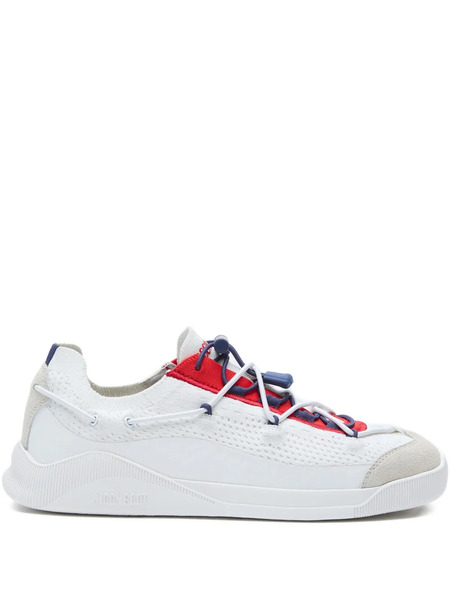  Moon Boot Moonlight Knitted Lace-up Low-top Sneakers - White 