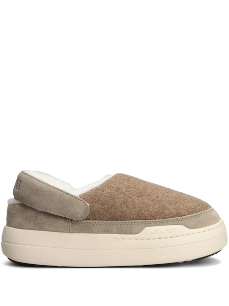  Moon Boot Park Felted Clogs - Neutrals 