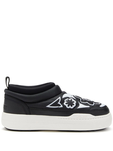  Moon Boot Park Graphic-print Sneakers - Black 