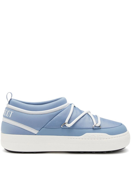  Moon Boot Park Icon Logo-print Sneakers - Grey 