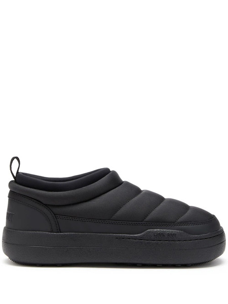  Moon Boot Park Logo-print Sneakers - Black 