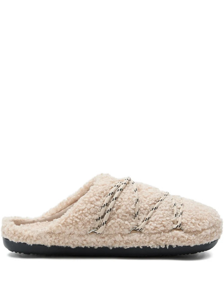  Moon Boot Teddy Slippers - Neutrals 