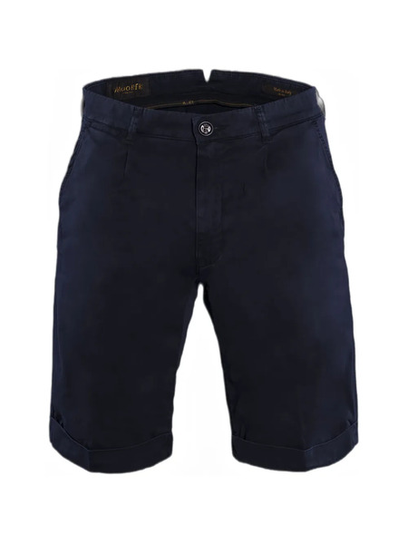  Moorer Alicudi-sec Navy Tailored Shorts - Blue 
