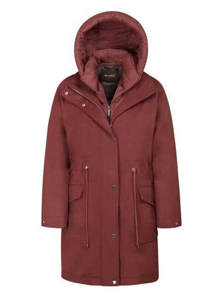  Moorer Alimena-le Hooded Jacket - Red 