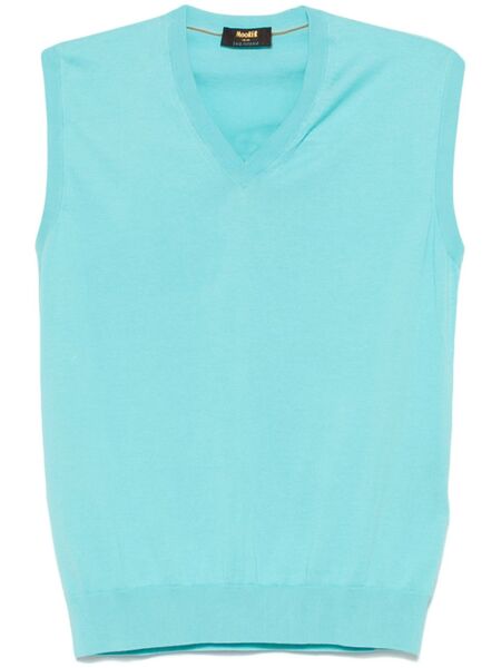  Moorer Anson Vest - Blue 