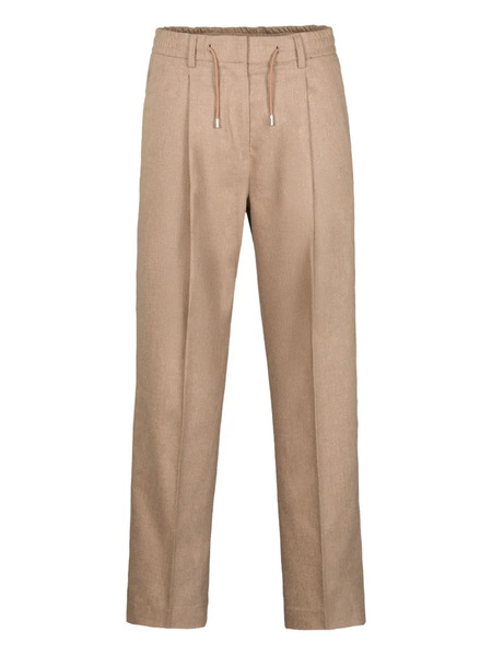  Moorer Antonia-fsr Drawstring Pleated Trousers - Neutrals 