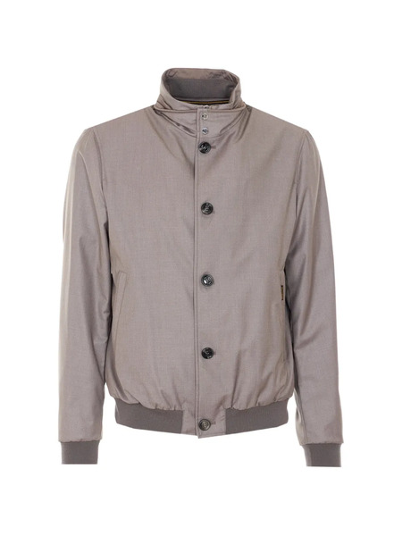  Moorer Bernie Zip Pockets Jacket - Neutrals 