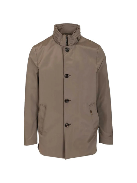  Moorer Borromini Buttoned Stand-collar Jacket - Neutrals 