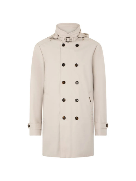  Moorer Buttoned Double-breasted Trench Coat - Neutrals 