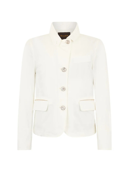  Moorer Buttoned Jacket - White 