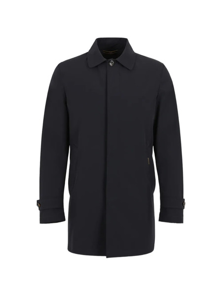  Moorer Buttoned Porto-os Coat - Blue 