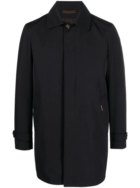  Moorer Classic-collar Trench Coat - Blue 