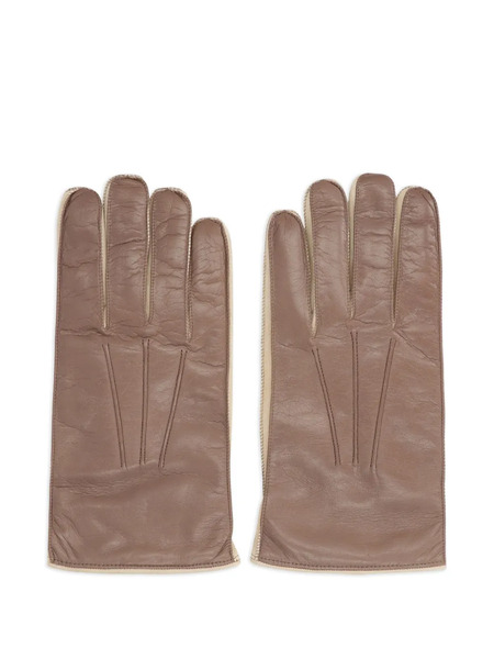  Moorer Clifton Leather Gloves - Brown 