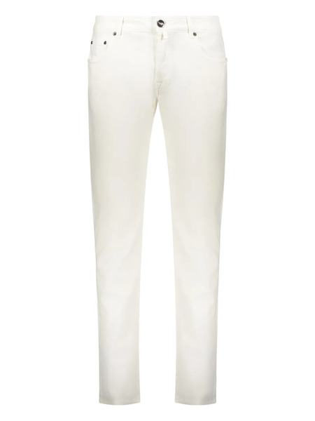  Moorer Credi-drl Five-pocket Jeans - White 