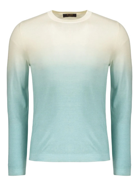  Moorer Donald Gradient-effect Jumper - Blue 