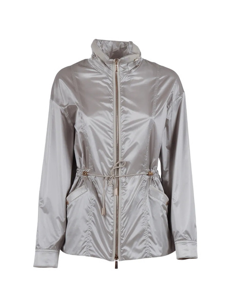  Moorer Drawstring Zipped Jacket - Grey 