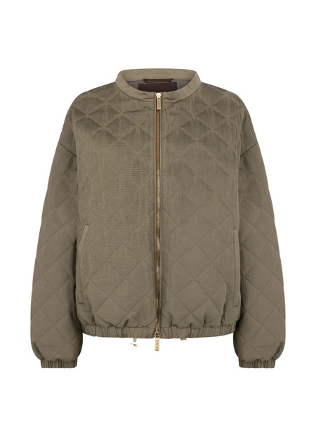  Moorer Elvira Quilted Bomber Jacket - Neutrals 