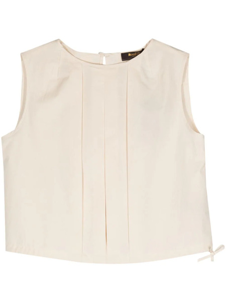  Moorer Ervisa-wfc Pleated Tank Top - Neutrals 