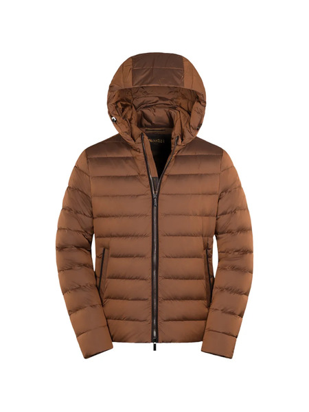  Moorer Eurico Hooded Padded Jacket - Brown 