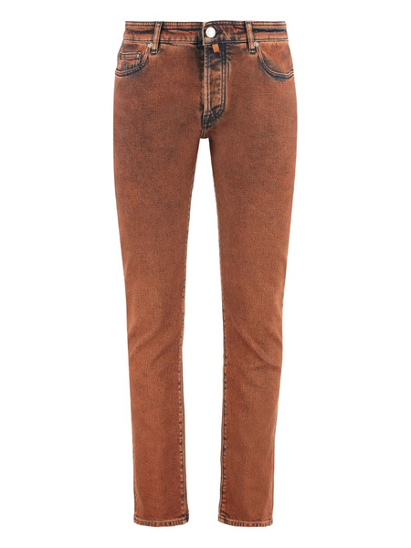  Moorer Five-pocket Jeans - Orange 