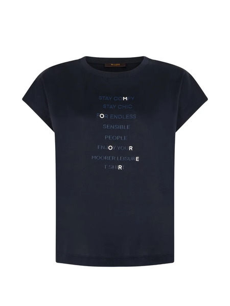  Moorer Graphic T-shirt - Blue 