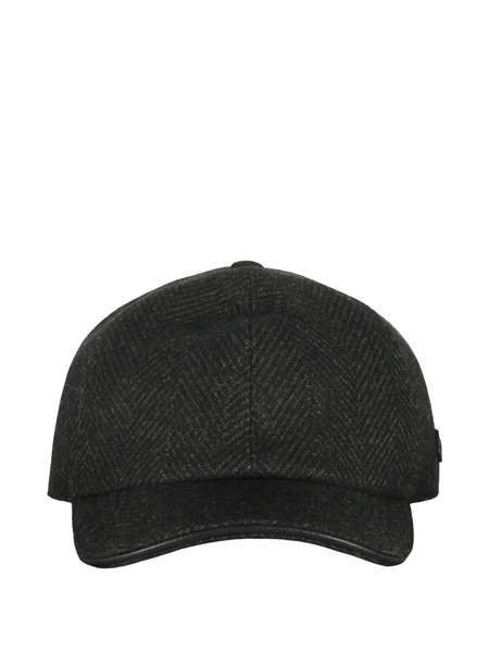  Moorer Herringbone Baseball Cap - Green 