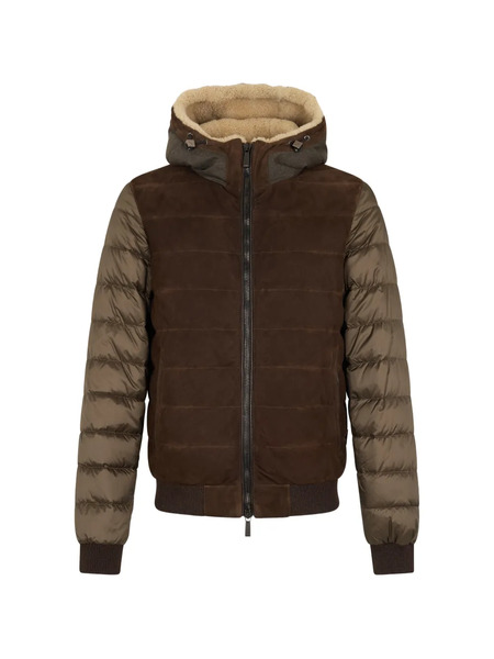  Moorer Hooded Padded Jacket - Green 