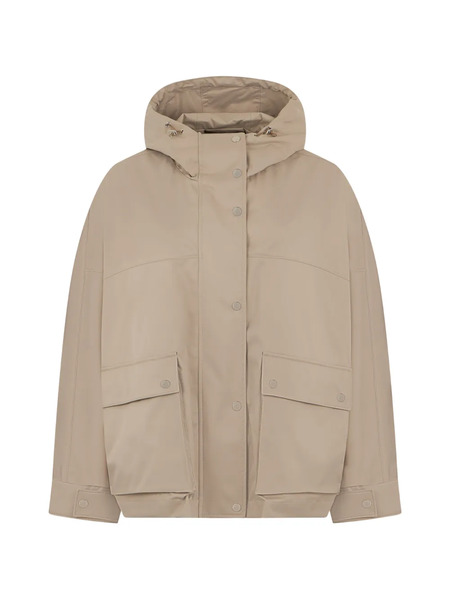  Moorer Hooded Pocket Jacket - Neutrals 