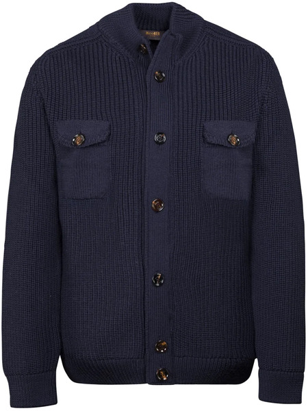  Moorer Kenyon Cardigan - Blue 