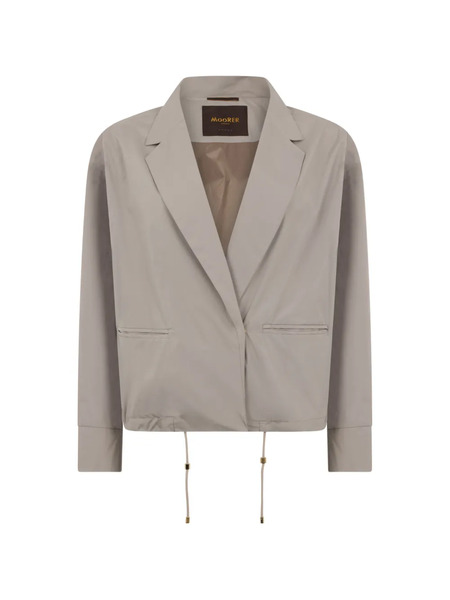  Moorer Luana Drawstring Jacket - Neutrals 