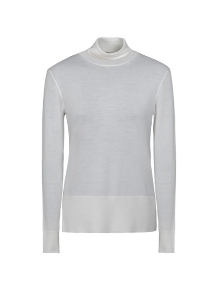  Moorer Nataly Turtleneck Top - White 