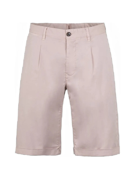  Moorer Pleated Bermuda Shorts - Pink 