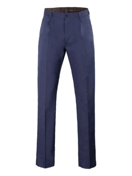  Moorer Pleated Tailored Trousers - Blue 