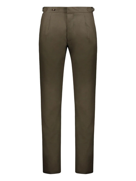  Moorer Pleated Trousers - Green 