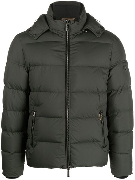  Moorer Quilted-finish Puffer Jacket - Green 