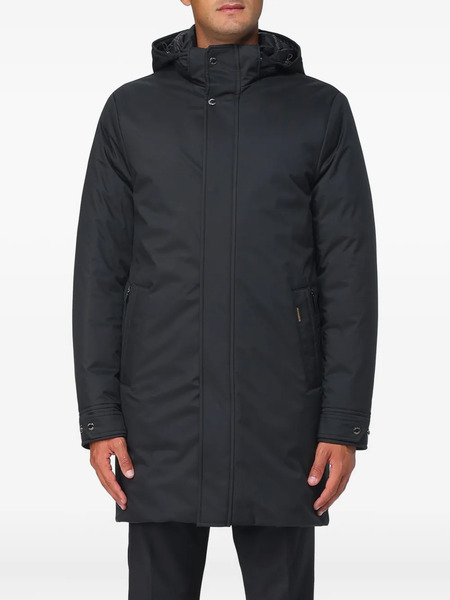  Moorer Raffaello Hooded Coat - Blue 