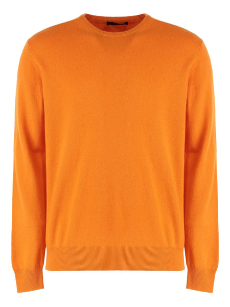  Moorer Round-neck Sweater - Orange 