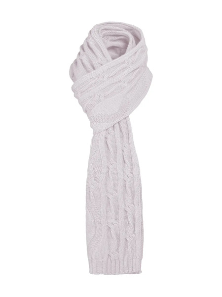  Moorer Samia Cable-knit Scarf - Neutrals 