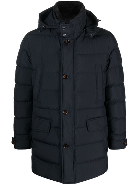  Moorer Saturno-stp Padded Coat - Blue 