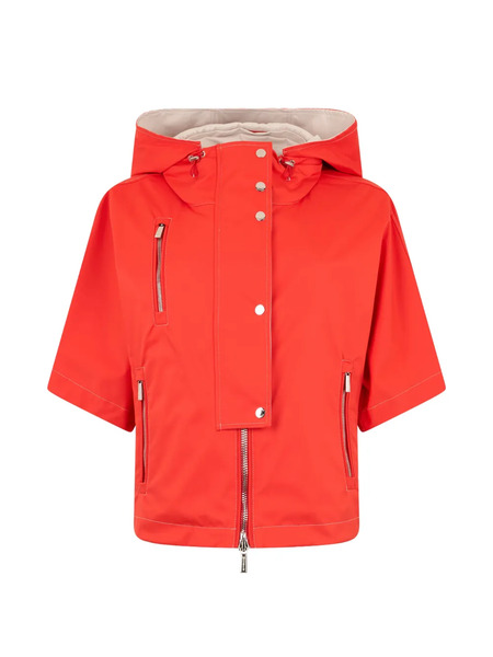  Moorer Short-sleeve Hooded Jacket - Red 